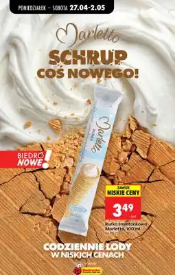 Biedronka Rurka śmietankowa Marletto oferta