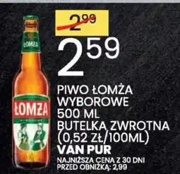 Wafelek Van Pur Piwo Łomża Wyborowe oferta
