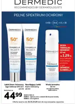 Ziko Dermo Dermedic Sunbrella krem ochronny oferta