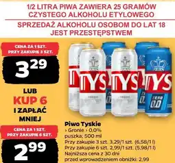 Netto Piwo Tyskie Gronie / 0,0% oferta