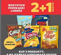Netto Wszystkie przekąski Lorenz 2 + 1 oferta
