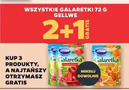 Netto WSZYSTKIE GALARETKI 72 G GELLWE oferta