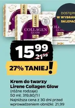 Netto Krem do twarzy Lirene Collagen Glow oferta
