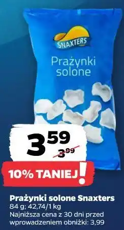 Netto Prażynki solone Snaxters oferta