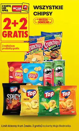 Biedronka WSZYSTKIE CHIPSY oferta