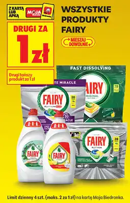 Biedronka WSZYSTKIE PRODUKTY FAIRY oferta