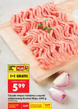 Biedronka Chude mięso mielone z szynki wieprzowej Kraina Mięs oferta