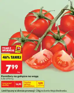 Biedronka Pomidory na gałązce na wagę oferta