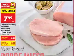 Biedronka Schab wieprzowy bez kości pakowany próżniowo Kraina Mięs oferta