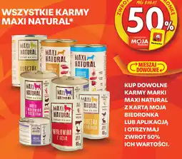Biedronka Wszystkie karmy Maxi Natural oferta