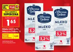 Biedronka Mleko UHT 3,2% Mleczna Dolina oferta
