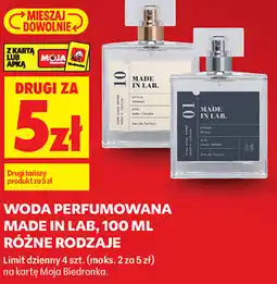 Biedronka WODA PERFUMOWANA MADE IN LAB oferta