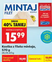 Biedronka Kostka z fileta mintaja Abramczyk oferta