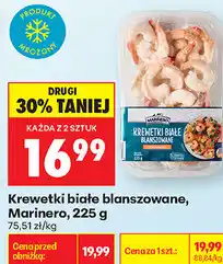 Biedronka Krewetki białe blanszowane, Marinero oferta