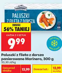 Biedronka Paluszki z fileta z dorsza panierowane Marinero oferta