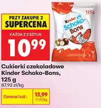 Biedronka Cukierki czekoladowe Kinder Schoko-Bons oferta
