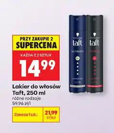 Biedronka Lakier do włosów Taft oferta