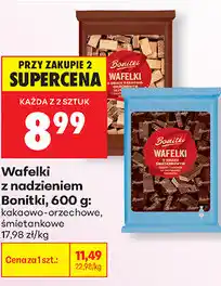 Biedronka Wafelki z nadzieniem Bonitki oferta