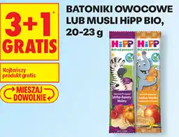 Biedronka BATONIKI OWOCOWE LUB MUSLI HiPP BIO oferta
