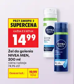 Biedronka Żel do golenia NIVEA MEN oferta