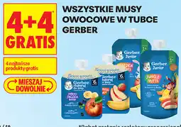 Biedronka WSZYSTKIE MUSY OWOCOWE W TUBCE GERBER oferta