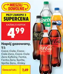 Biedronka Napój gazowany Coca-Cola, Fanta, Sprite, Kinley oferta