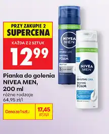 Biedronka Pianka do golenia NIVEA MEN oferta