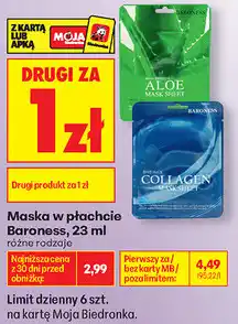 Biedronka Maska w płachcie Baroness oferta