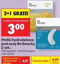 Biedronka Płatki hydrożelowe pod oczy Be Beauty, 2 szt oferta