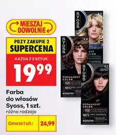 Biedronka Farba do włosów Syoss, 1 szt oferta