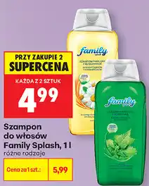 Biedronka Szampon do włosów Family Splash oferta
