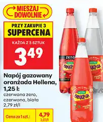 Biedronka Napój gazowany oranżada Hellena oferta