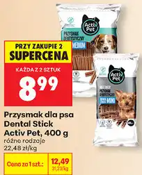 Biedronka Przysmak dla psa Dental Stick Activ Pet oferta