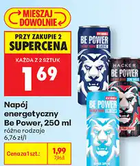 Biedronka Napój energetyczny Be Power oferta
