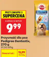 Biedronka Przysmaki dla psa Pedigree Dentastix oferta