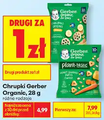 Biedronka Chrupki Gerber Organic oferta