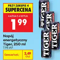 Biedronka Napój energetyczny Tiger oferta