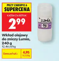 Biedronka Wkład olejowy do zniczy Lumia oferta