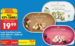 Biedronka Lody Familijne Carte d'Or, 825 ml - 1000 ml oferta