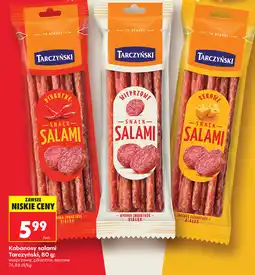 Biedronka Kabanosy salami Tarczyński, 80 g oferta