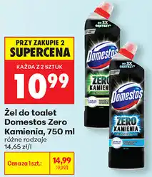 Biedronka Żel do toalet Domestos Zero Kamienia oferta