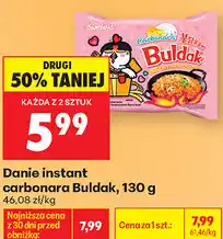 Biedronka Danie instant carbonara Buldak oferta