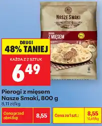 Biedronka Pierogi z mięsem Nasze Smaki oferta