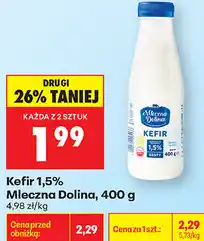 Biedronka Kefir 1,5% Mleczna Dolina oferta