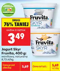 Biedronka Jogurt Skyr Fruvita, 400 g oferta