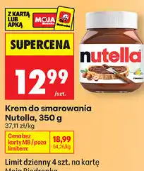 Biedronka Krem do smarowania Nutella oferta