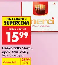 Biedronka Czekoladki Merci, opak oferta
