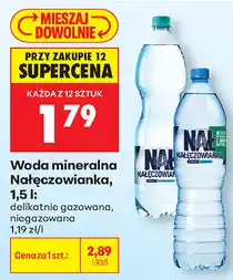 Biedronka Woda mineralna Nałęczowianka oferta