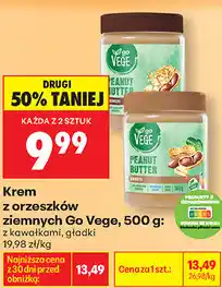 Biedronka Krem z orzeszków ziemnych Go Vege oferta