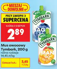 Biedronka Mus owocowy Tymbark oferta
